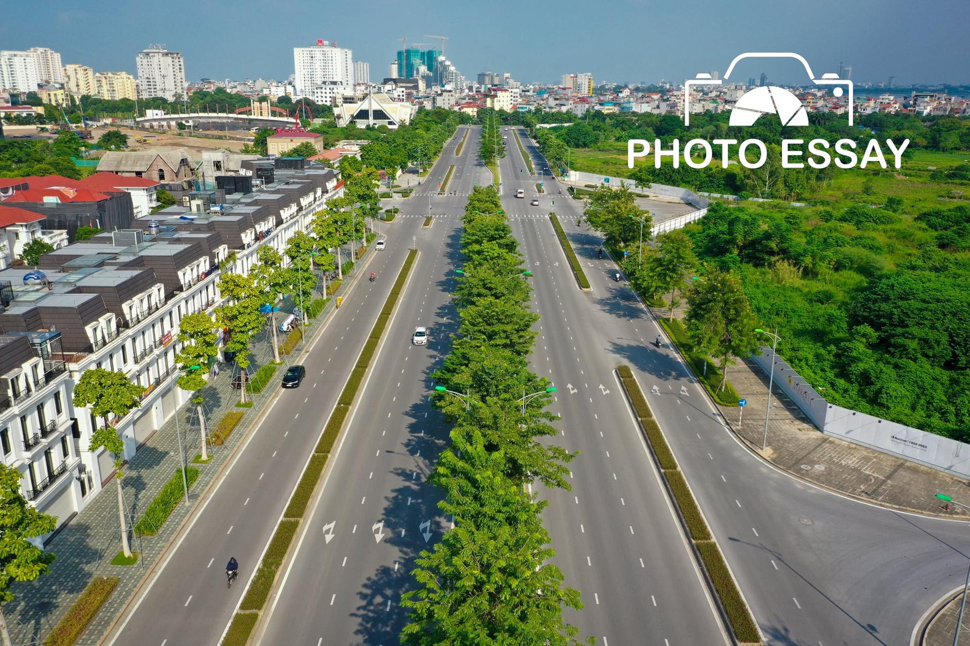 [Photo Essay] Bất động sản dọc trục Tây Thăng Long: Đoạn đầu giá 500 triệu/m2, sau 10km giá giảm 10 lần - Ảnh 1.