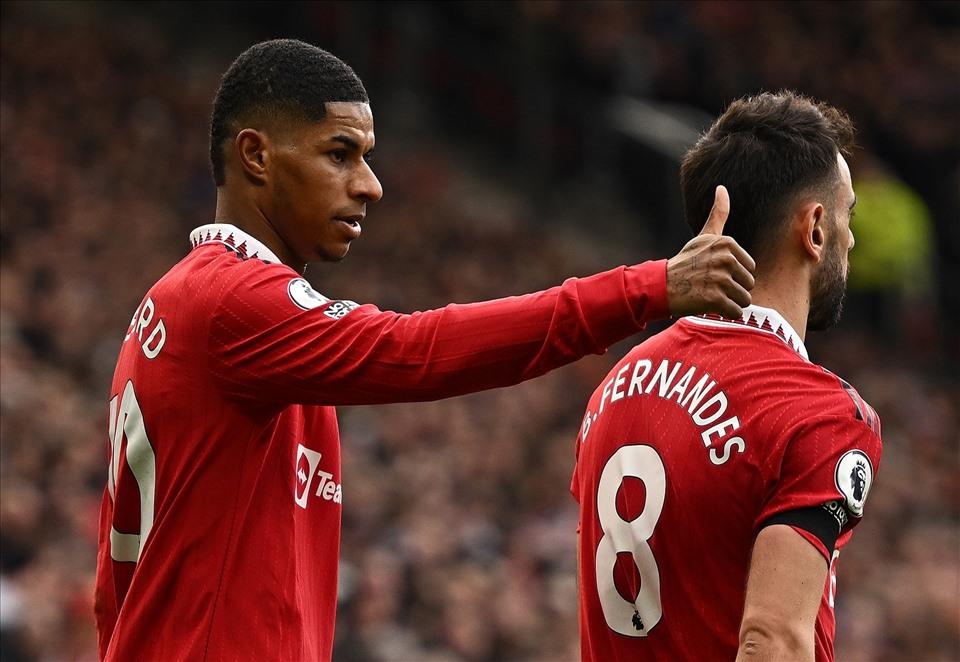 Rashford hay nhưng Bruno cũng quan trọng không kém với Man United. Ảnh: AFP