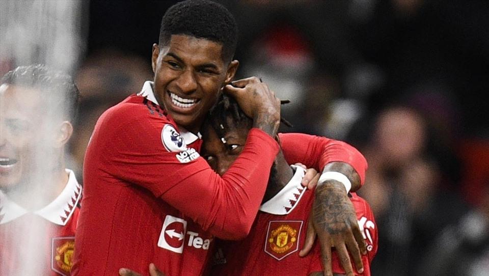 Rashford và Fred có thể sẽ khuấy đảo được hàng tiền vệ và phòng ngự của Man City. Ảnh: AFP