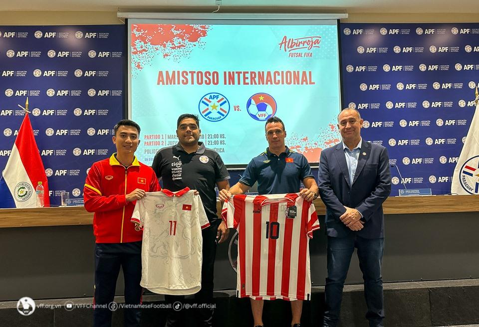 Phát hành 1.000 vé trận đấu của tuyển futsal Việt Nam tại Paraguay