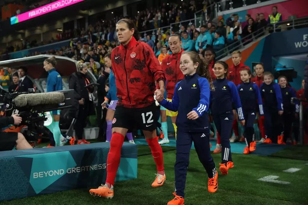 Christine Sinclair có số lần ra sân với tư cách đội trưởng nhiều nhất. Ảnh: FIFA