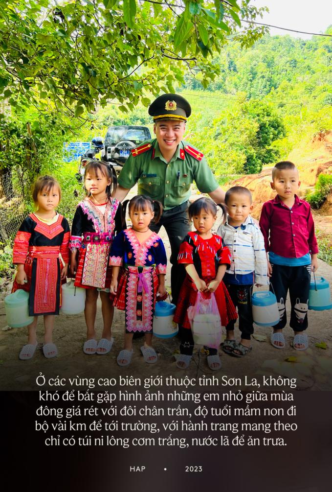 Chuyện chàng Trung uý vùng cao nuôi cơm trưa cho hàng nghìn em nhỏ: Để cơm trắng nước lã chẳng còn là bữa ăn mỗi ngày - Ảnh 1.