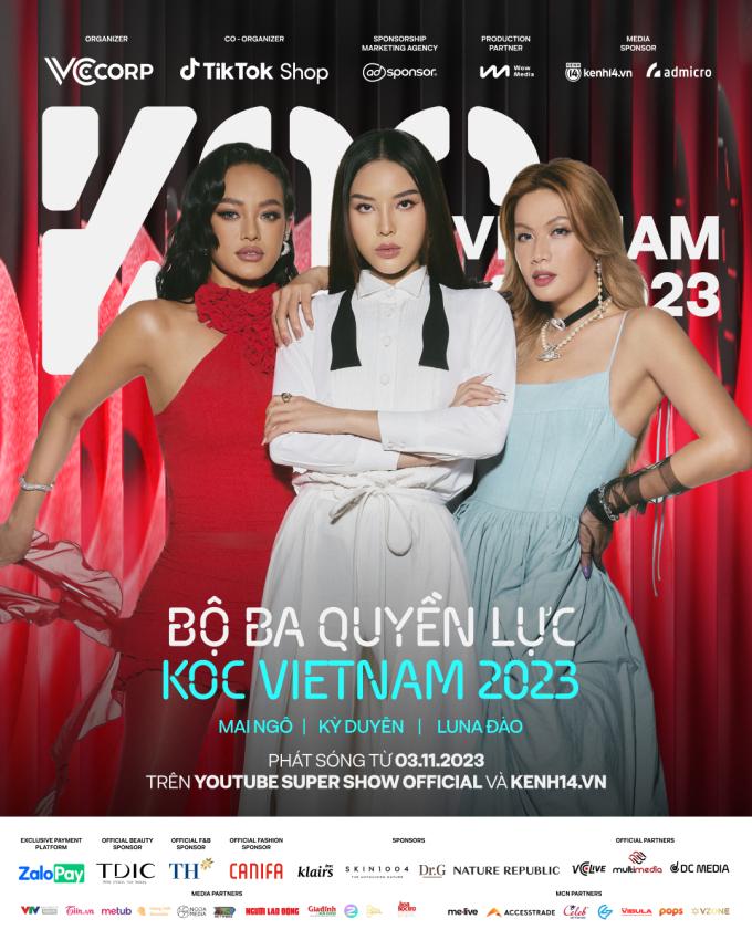 Kỳ Duyên - Mai Ngô - Luna Đào bất ngờ xác nhận là bộ 3 quyền lực của KOC VIETNAM 2023! - Ảnh 1.