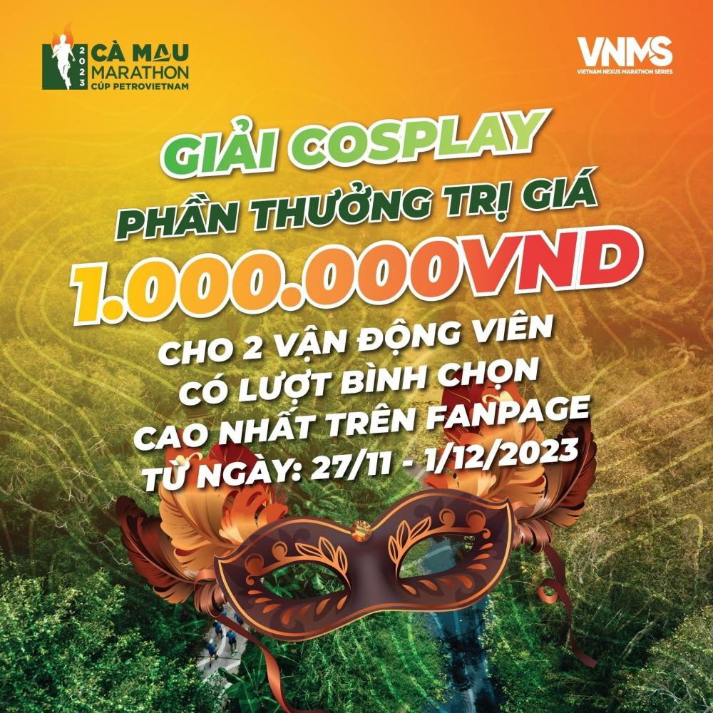 Cơ cấu giải thưởng chính thức của giải Marathon Cà Mau 2023 - Cúp Petrovietnam