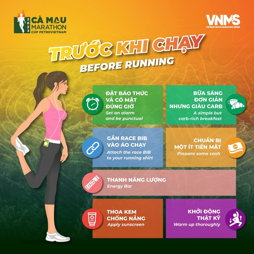 Nên chuẩn bị những gì cho giải chạy Marathon