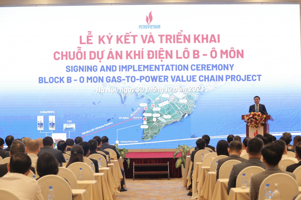 Petrovietnam ký kết triển khai chuỗi dự án khí – điện Lô B