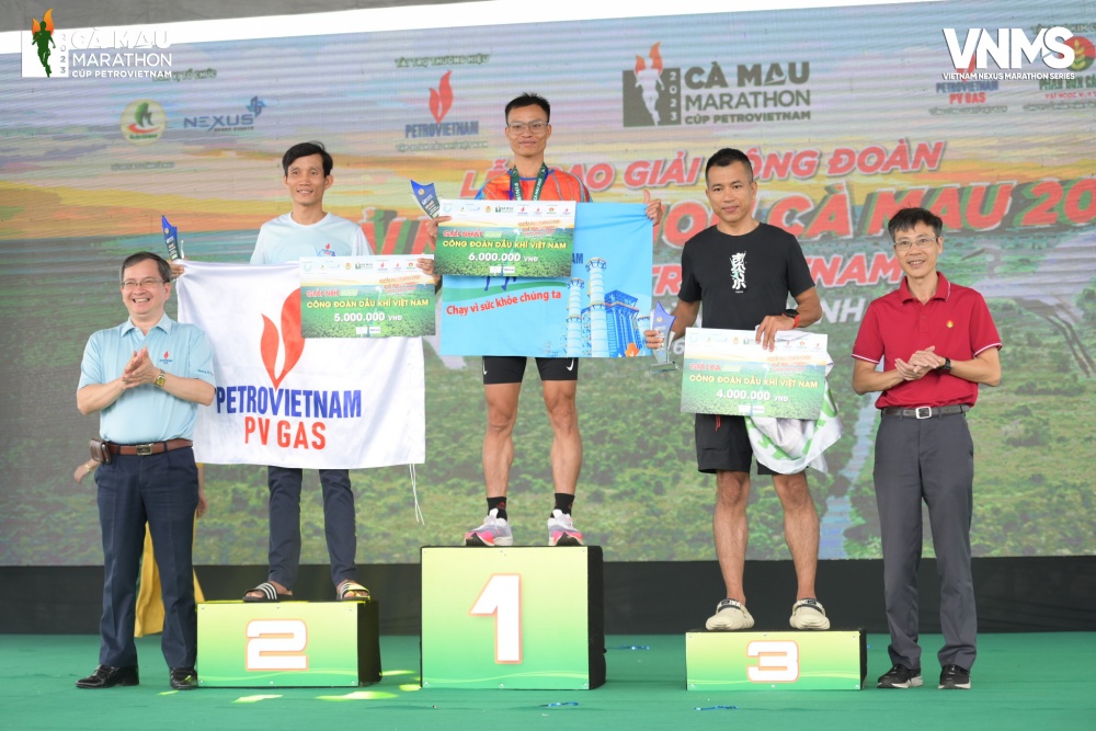 Runner Trần Văn Thuật - Công ty Chế biến khí Vũng Tàu: hạng Nhì Công đoàn Dầu khí Việt Nam (CĐ DKVN) cự ly Nam 42km