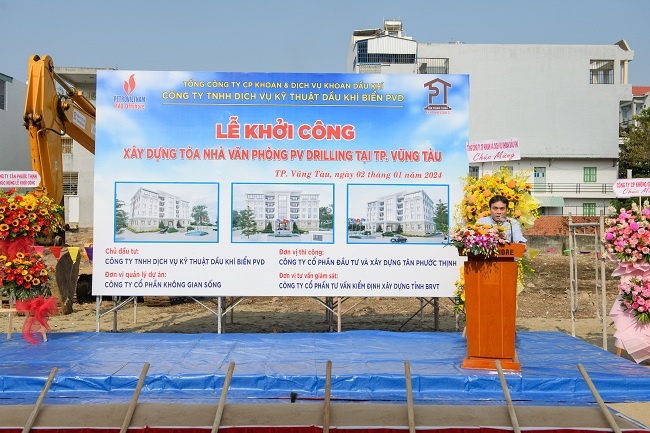 PV Drilling khởi công xây dựng tòa nhà văn phòng tại TP Vũng Tàu