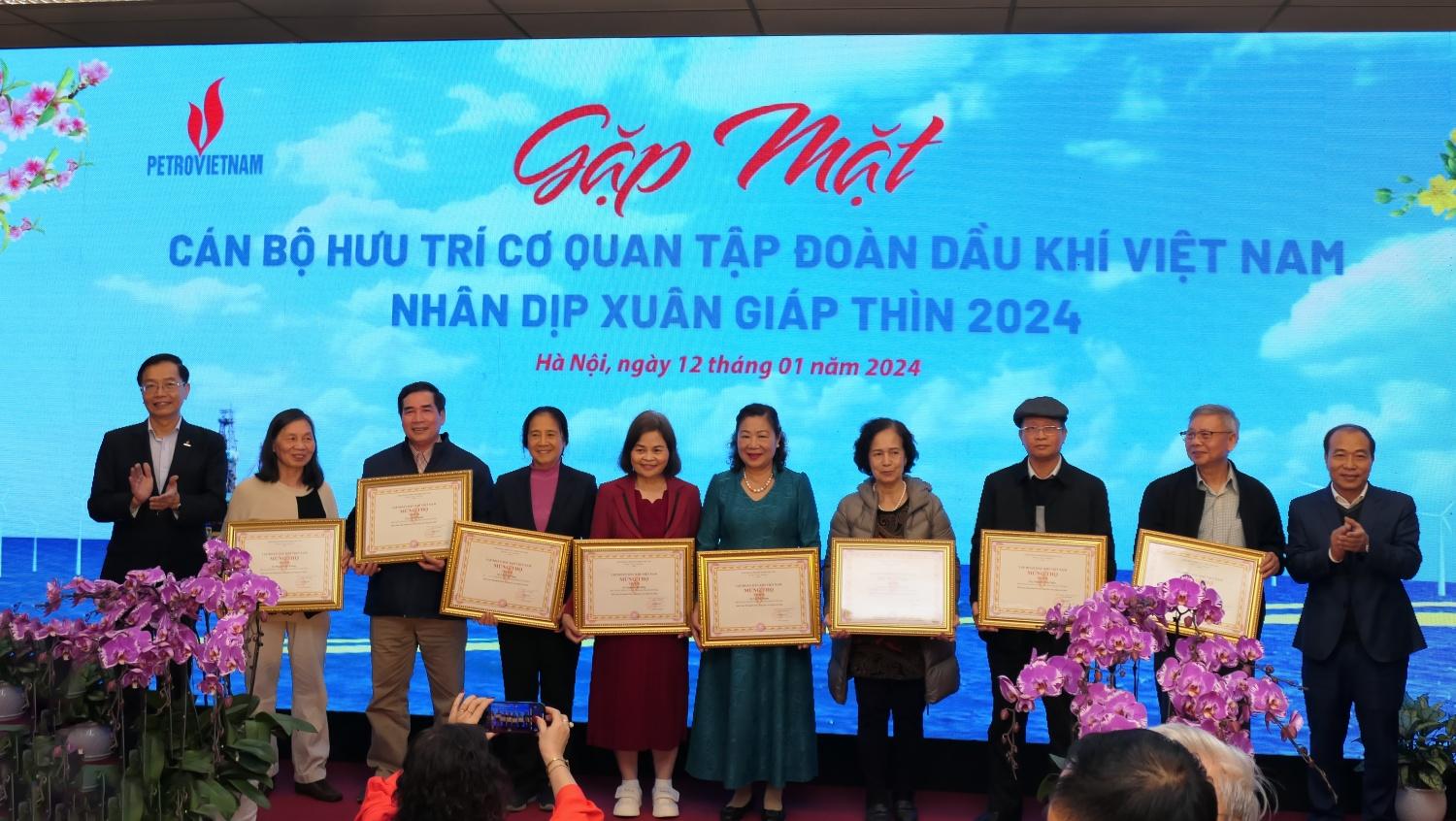 Petrovietnam gặp mặt, tri ân các cán bộ hưu trí nhân dịp Xuân Giáp Thìn 2024