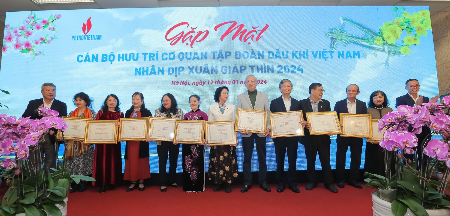 Petrovietnam gặp mặt, tri ân các cán bộ hưu trí nhân dịp Xuân Giáp Thìn 2024