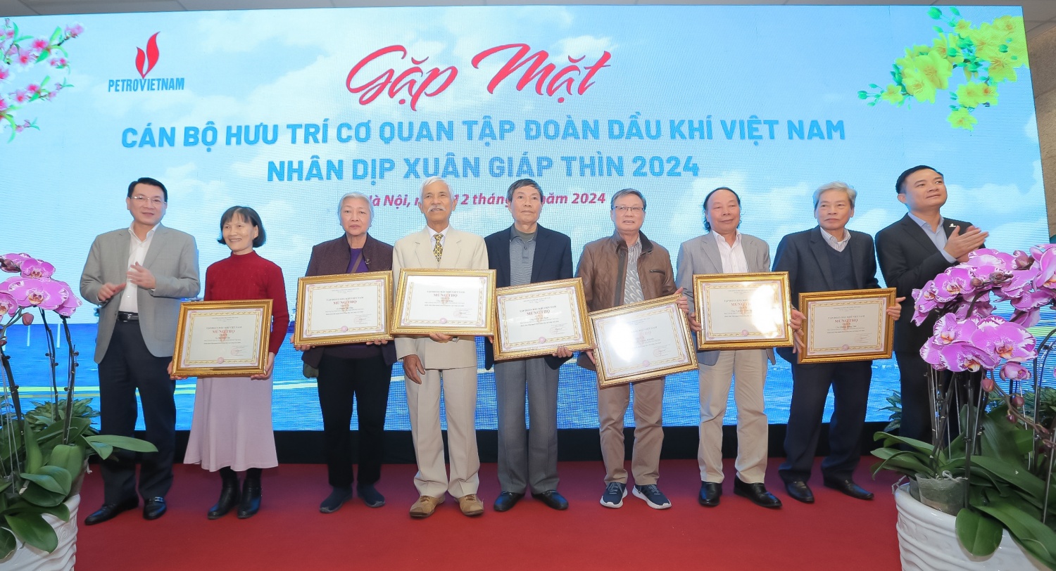 Petrovietnam gặp mặt, tri ân các cán bộ hưu trí nhân dịp Xuân Giáp Thìn 2024