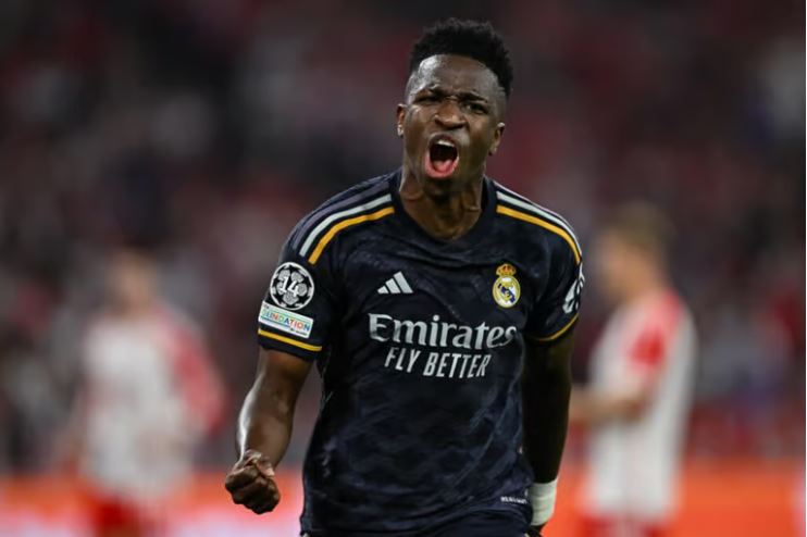 Vinicius Jr vẫn là chỗ dựa uy tín của Real Madrid trong mùa này. Ảnh: AFP