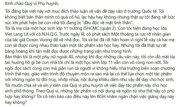 Trường phát sách khiêu dâm: 'Ngôn từ nhơ nhớp khiến tâm hồn học sinh vấy bẩn' - Ảnh 2.