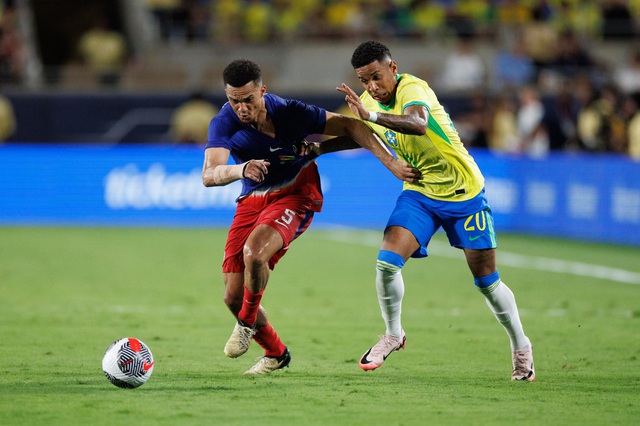 Giao hữu Mỹ - Brazil 1-1: