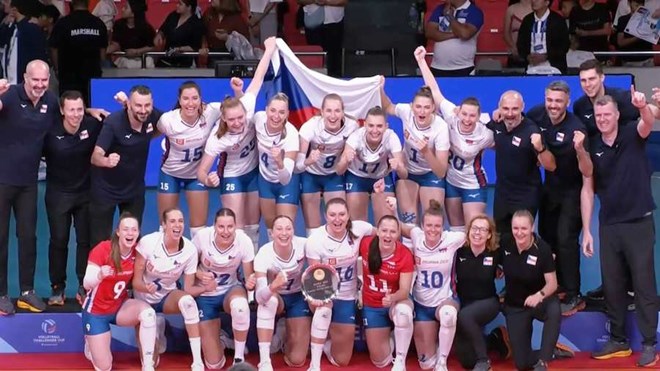 Tuyển bóng chuyền nữ Cộng hòa Czech vô địch giải FIVB Challenger Cup 2024