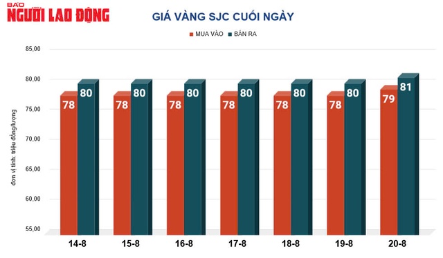 Giá vàng hôm nay, 21-8: Tiếp tục tăng lên mức kỷ lục- Ảnh 2.