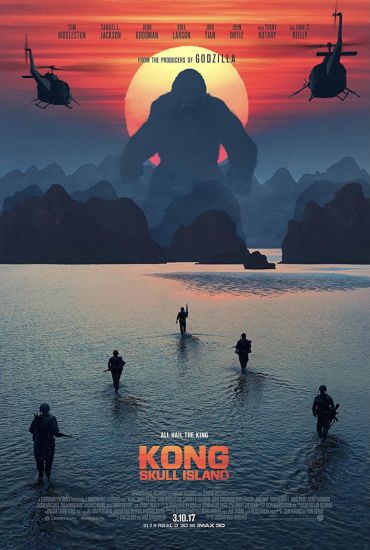 Poster phim Kong: Skull Island quay tại Hạ Long (Quảng Ninh), Tràng An (Ninh Bình) và hang Chuột (Quảng Bình) năm 2016. Ảnh: Nhà sản xuất