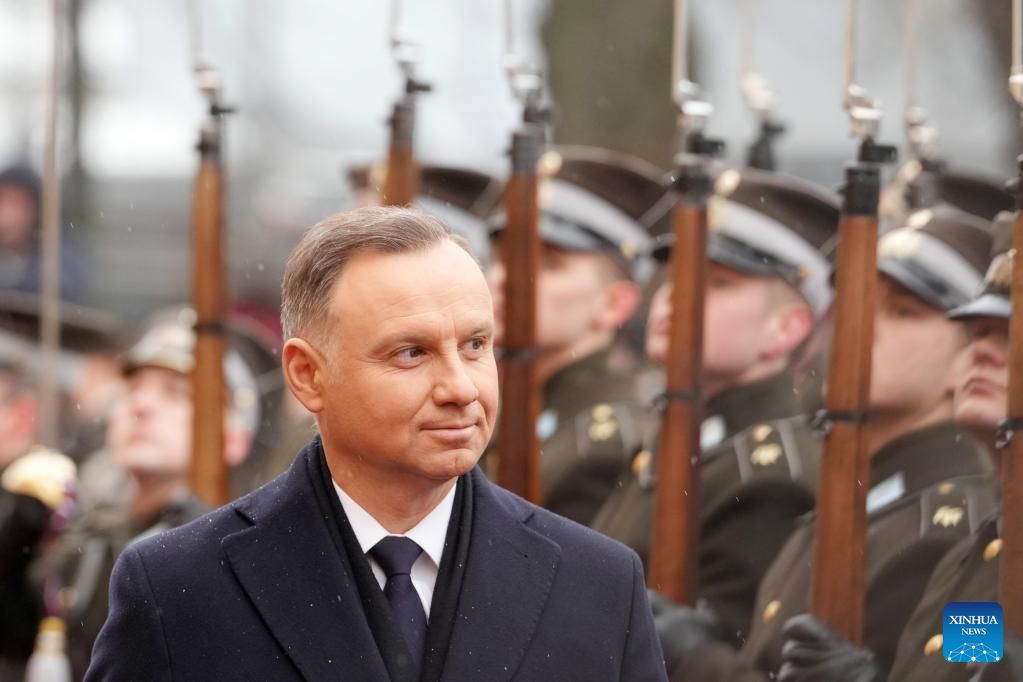 Tổng thống Ba Lan Andrzej Duda. Ảnh: Xinhua