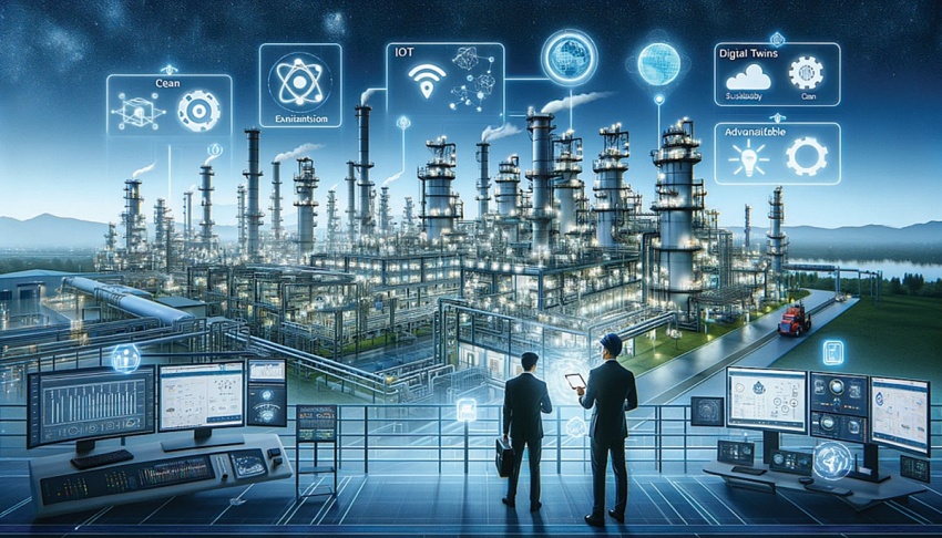 Chuyển đổi số toàn diện là chiến lược đặc biệt quan trọng đối với Petrovietnam Minh họa về ứng dụng công nghệ AI trong hoạt động dầu khí