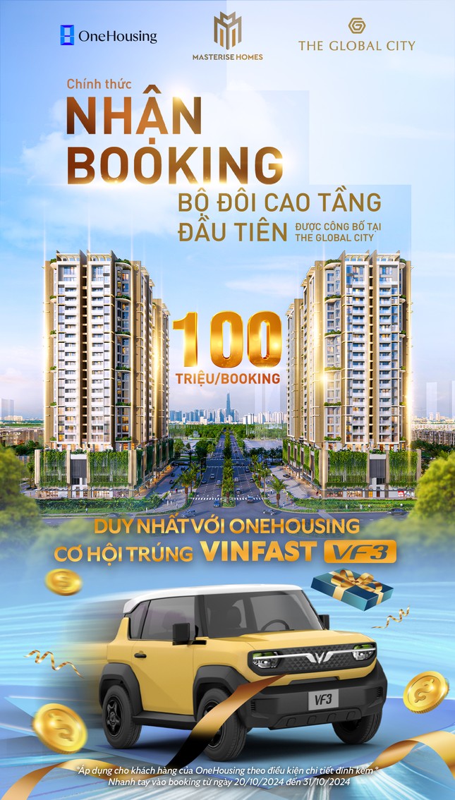 onehousing ki ket hop tac voi masterise homes phan phoi du an tam diem the global city hinh 5