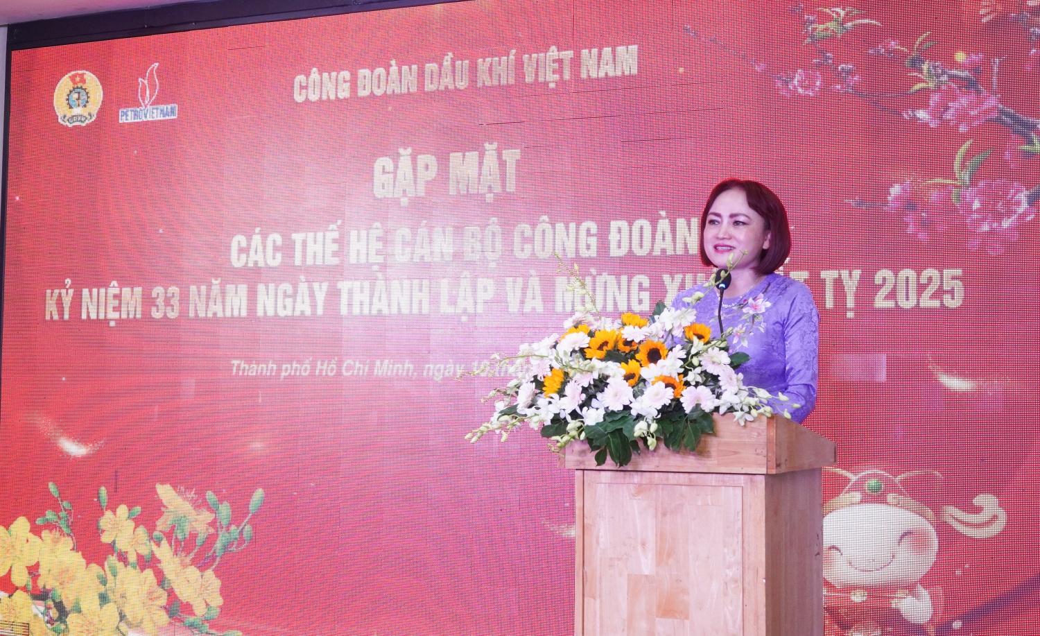 Công đoàn Dầu khí Việt Nam họp mặt kỷ niệm 33 năm ngày thành lập