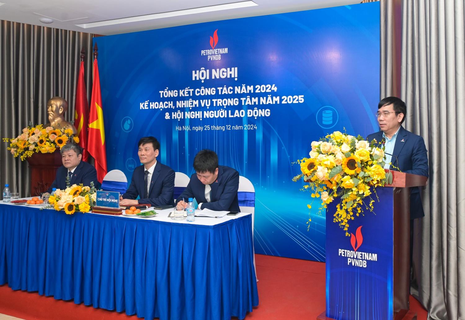 Phó Tổng Giám đốc Petrovietnam Lê Xuân Huyên phát biểu chỉ đạo Hội nghị