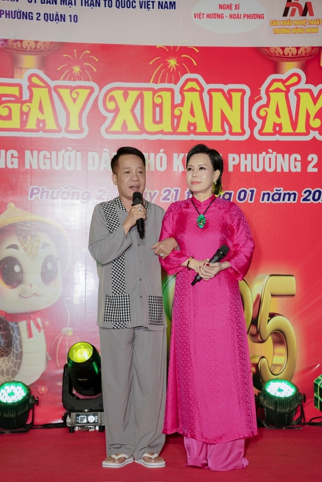 Việt Hương mang "Ngày xuân ấm áp" đến bà con khó khăn  - Ảnh 2.