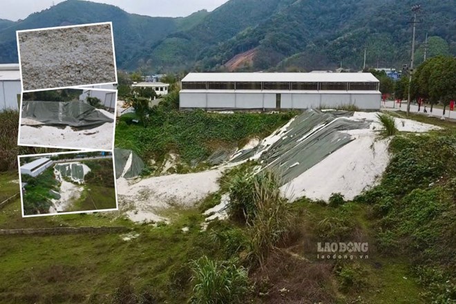 Nỗi lo ô nhiễm từ bãi tập kết khoáng sản lộ thiên ở Bắc Kạn