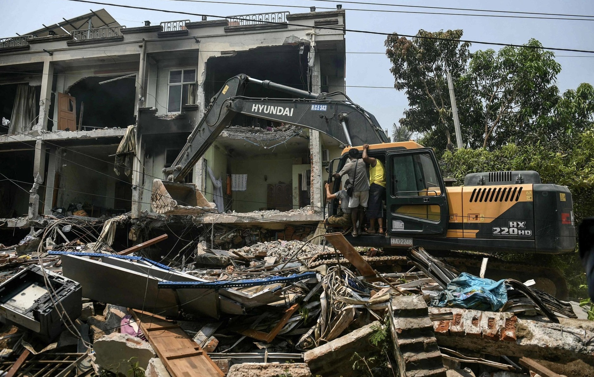 du chan rung chuyen mandalay sau tran dong dat o myanmar hinh 1