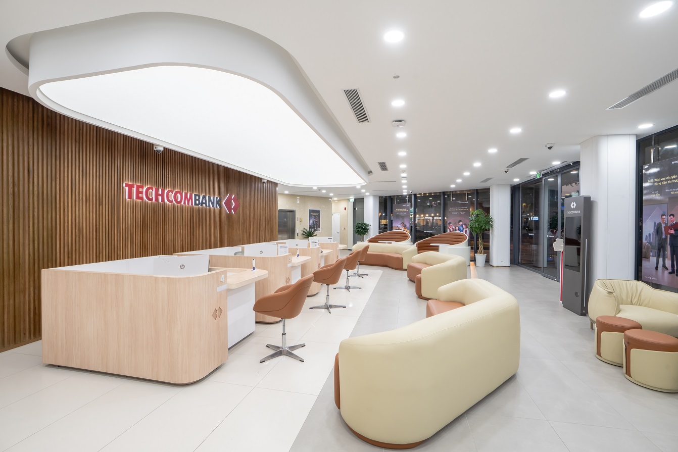 techcombank kien tao chuan muc moi cho chi nhanh ngan hang hien dai cong nghe trai nghiem dan dau hinh 1