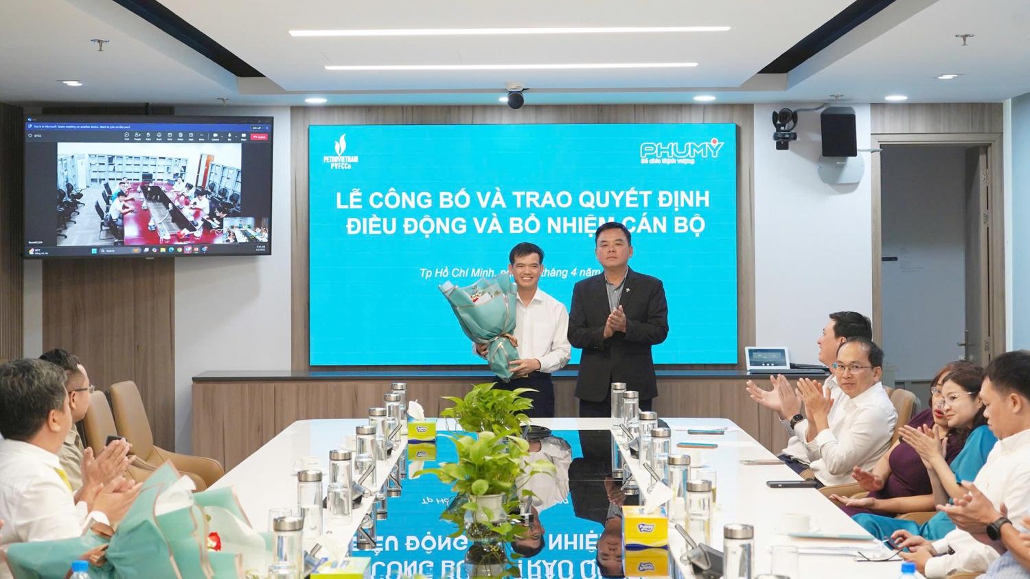 PVFCCo - Phú Mỹ công bố quyết định bổ nhiệm Giám đốc Ban Quản lý dự án