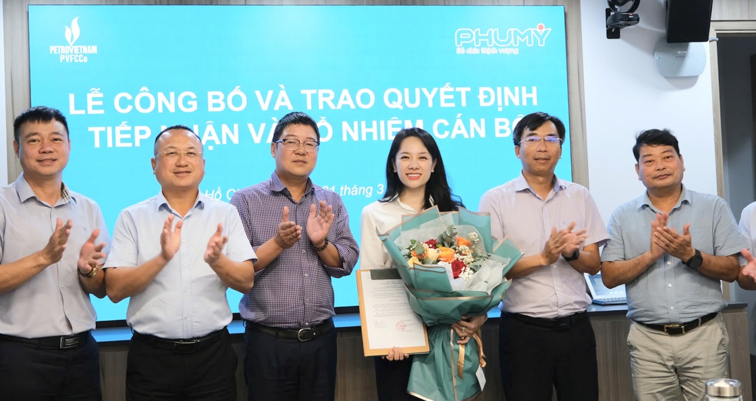 PVFCCo - Phú Mỹ công bố quyết định bổ nhiệm Giám đốc Ban Quản lý dự án