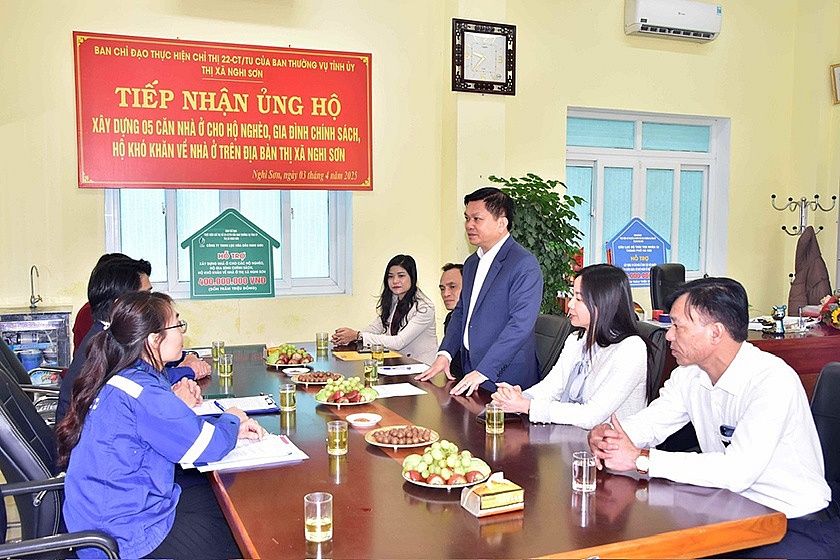 NSRP chung tay xây dựng mái ấm cho hộ nghèo tại thị xã Nghi Sơn