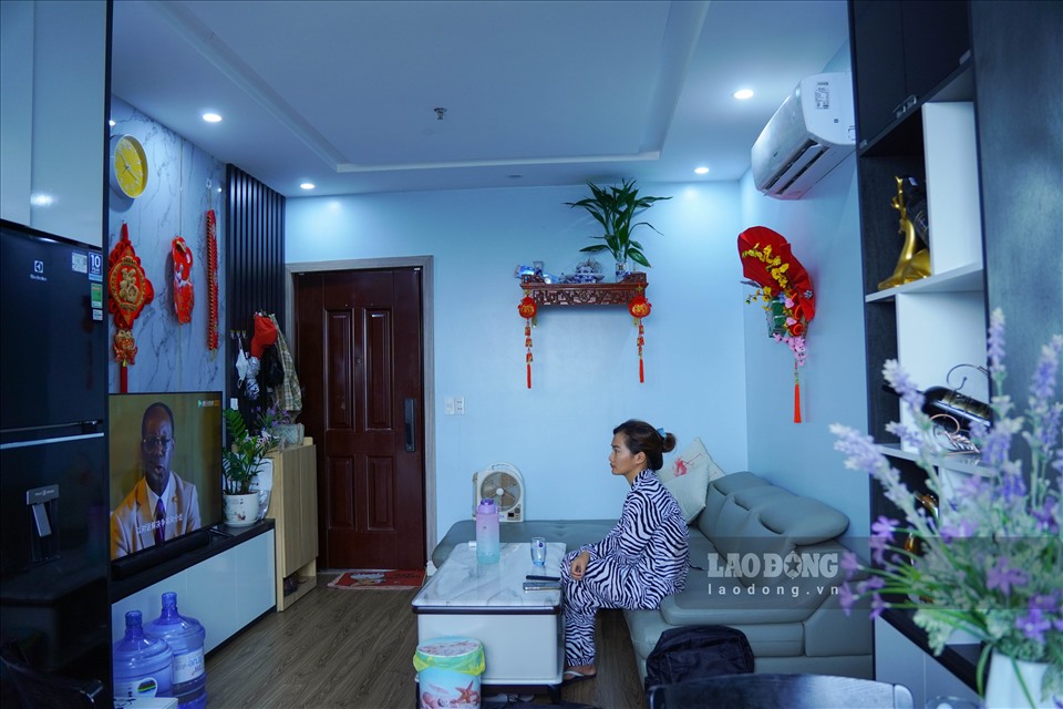 Bên trong 1 căn hộ nhà ở xã hội tại TP Bắc Ninh. Ảnh: Vân Trường