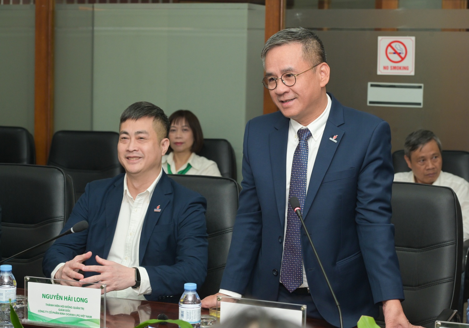 Ông Hoàng Việt Dũng, Chủ tịch Hội đồng Quản trị PV GAS LPG Việt Nam phát biểu tại lễ ký thỏa thuận hợp tác.