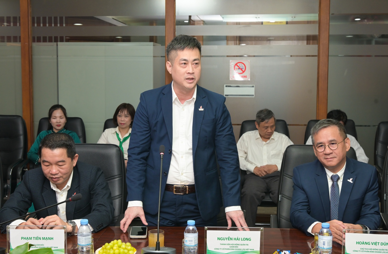 Ông Nguyễn Hải Long, Thành viên HĐQT, Giám đốc PV GAS LPG phát biểu