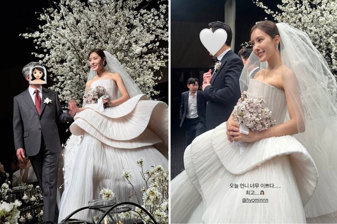 Hyomin diện váy cưới cao cấp, tốn hàng trăm triệu won cho hôn lễ