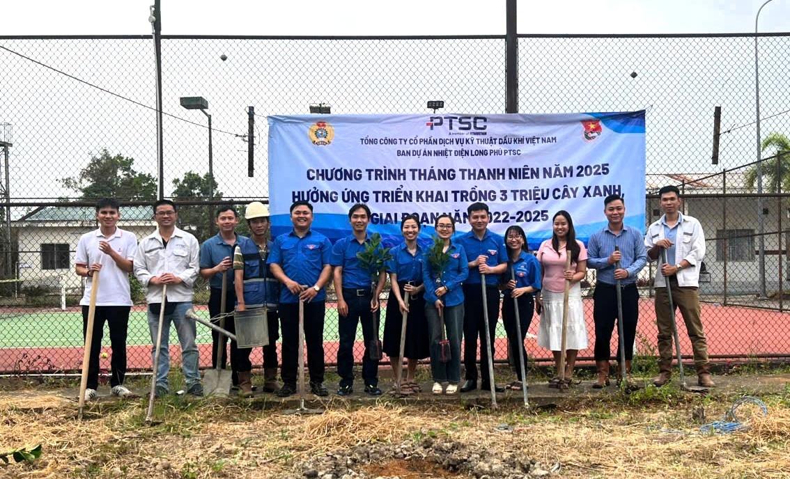 Tuổi trẻ PTSC Long Phú lan tỏa tinh thần sống xanh