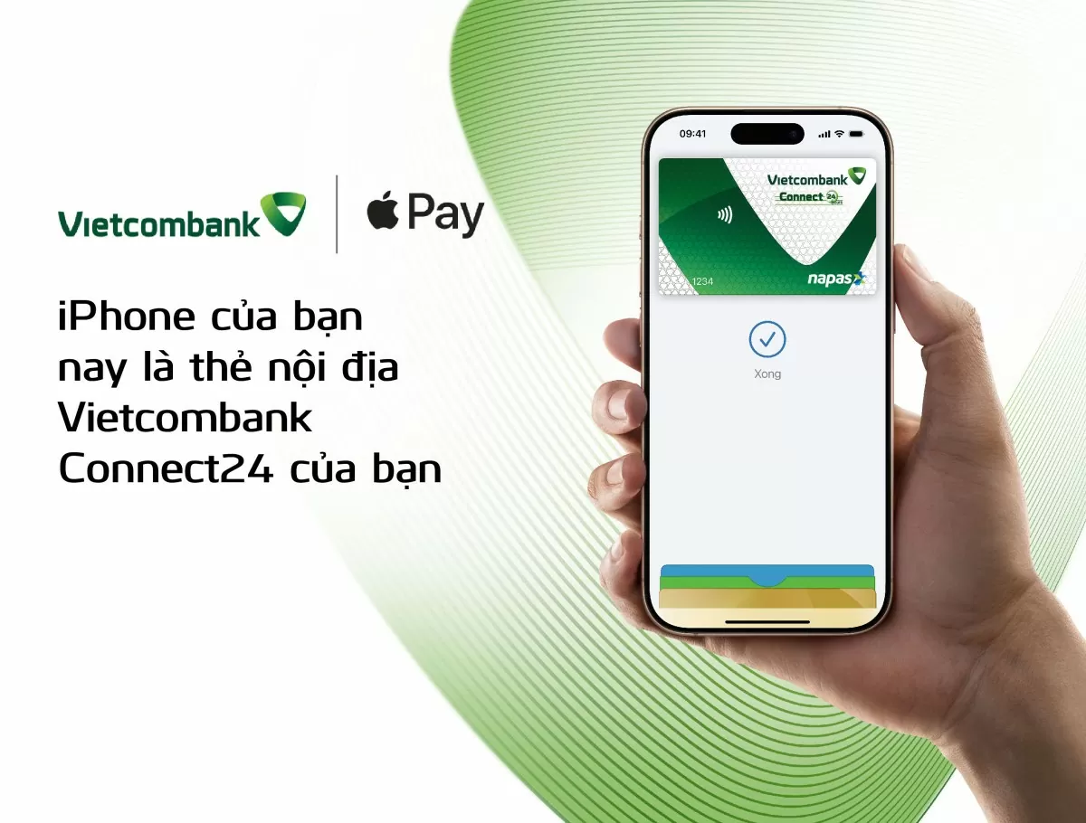Vietcombank giới thiệu Apple Pay đến chủ thẻ nội địa Vietcombank Connect24