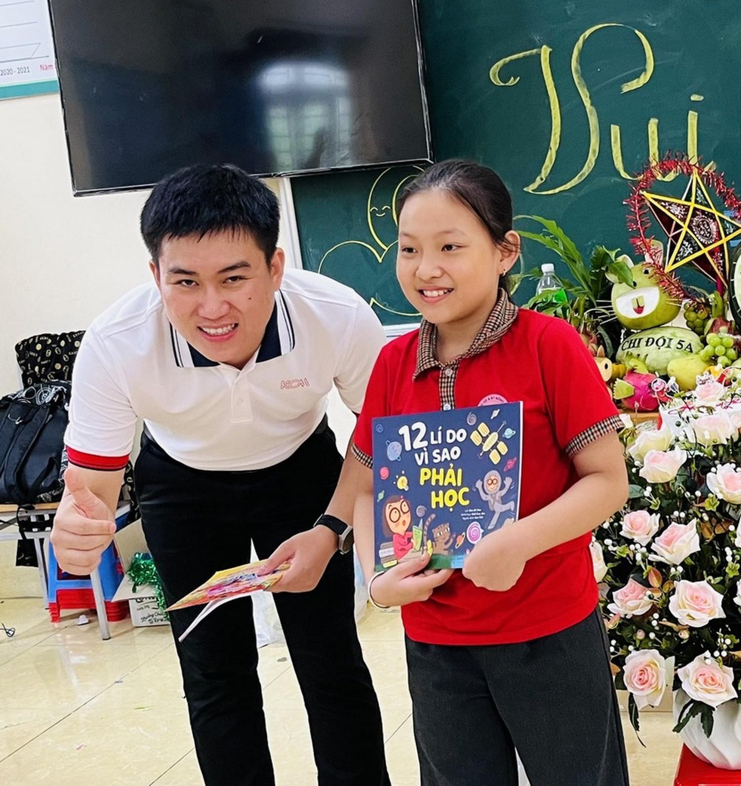 PV GAS CA MAU lan tỏa văn hóa đọc đến các trường học