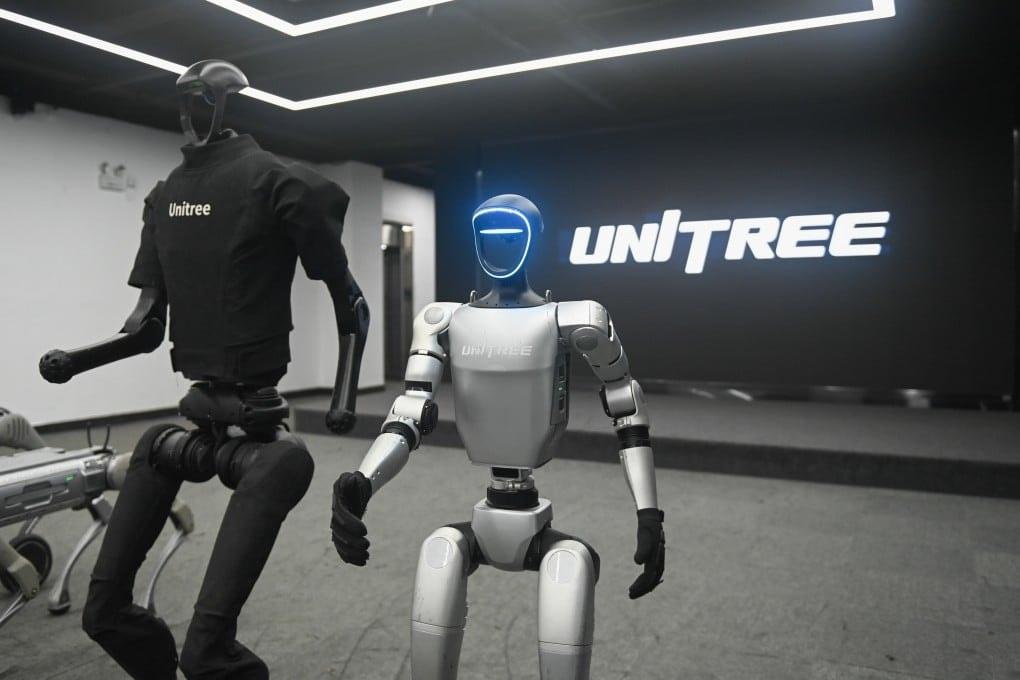 Two humanoid robot models from Unitree Robotics are expected to go on mass production this year. Photo: Xinhua