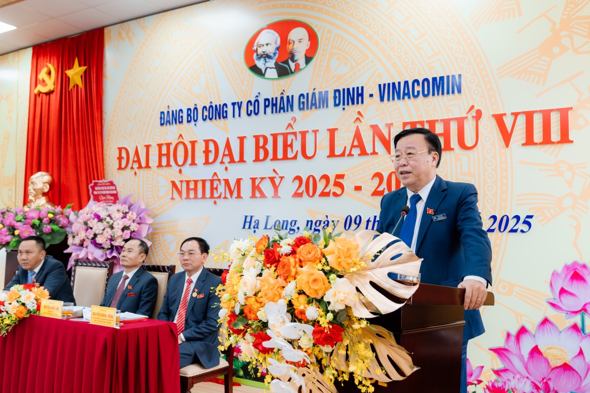 Đảng bộ Công ty Cổ phần Giám định-Vinacomin tổ chức thành công Đại hội lần VIII