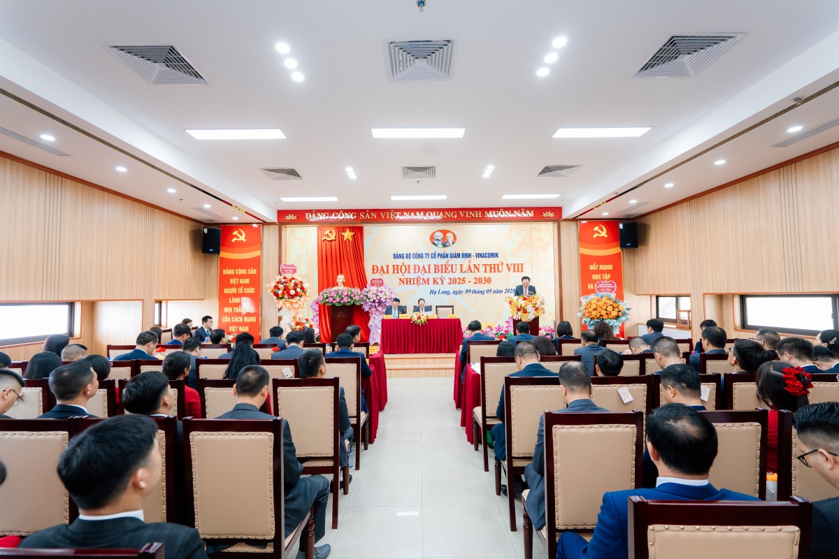 Đảng bộ Công ty Cổ phần Giám định-Vinacomin tổ chức thành công Đại hội lần VIII