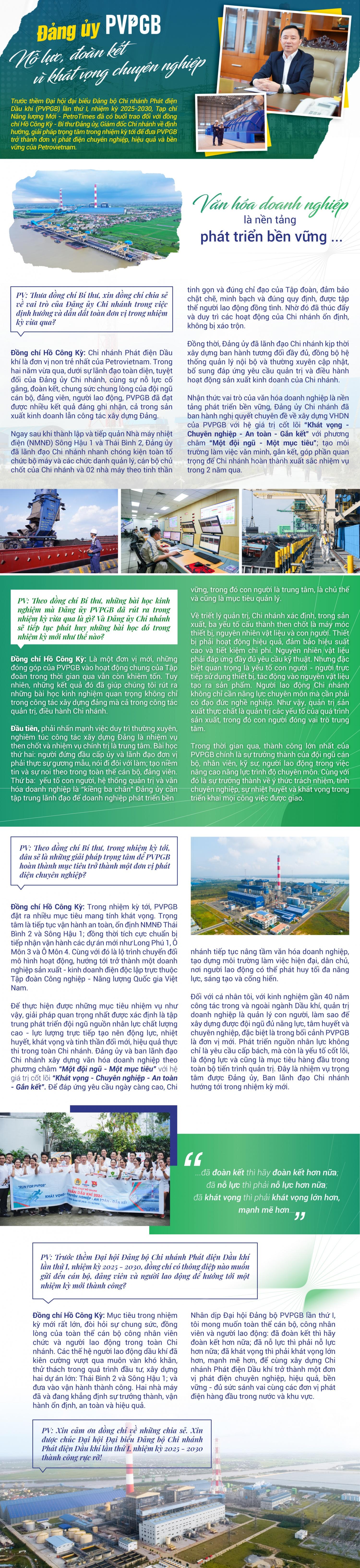 Đảng ủy PVPGB - Nỗ lực, đoàn kết vì khát vọng chuyên nghiệp Đảng ủy PVPGB - Nỗ lực, đoàn kết vì khát vọng chuyên nghiệp