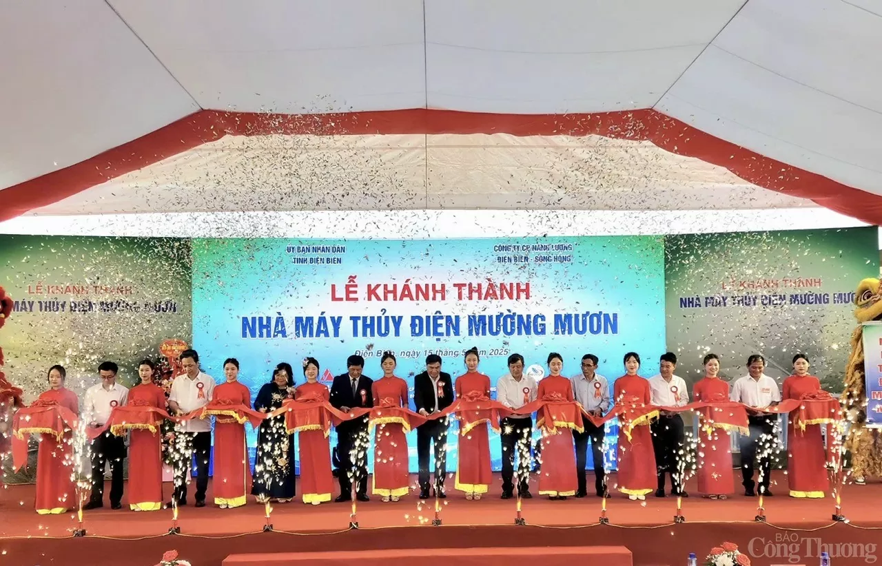 Điện Biên: Khánh thành Nhà máy thủy điện Mường Mươn công suất 22MW
