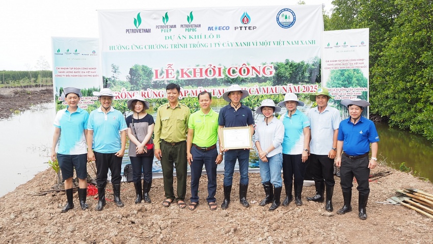 Dự án Khí Lô B triển khai các hoạt động vì môi trường, vì cộng đồng tại Cà Mau