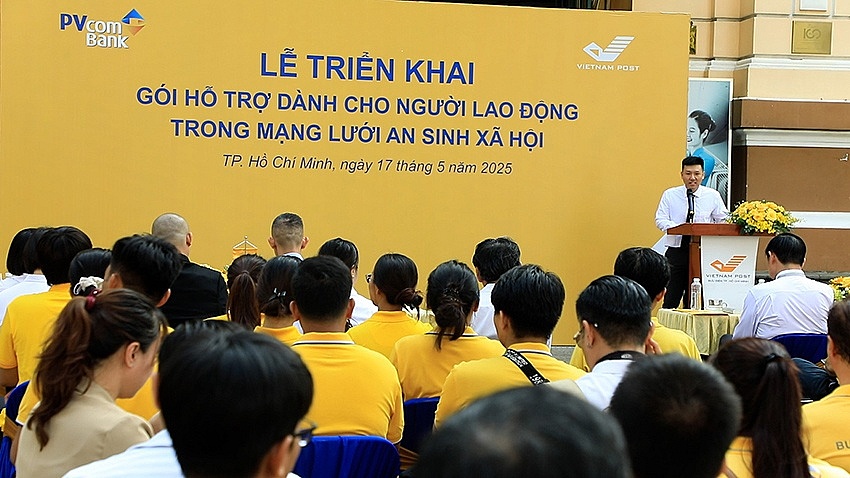 Bưu điện TP. Hồ Chí Minh và PVcomBank tổ chức lễ triển khai gói hỗ trợ tài chính dành cho người lao động tham gia BHXH Bưu điện TP HCM và PVcomBank tổ chức lễ triển khai gói hỗ trợ tài chính dành cho người lao động tham gia BHXH