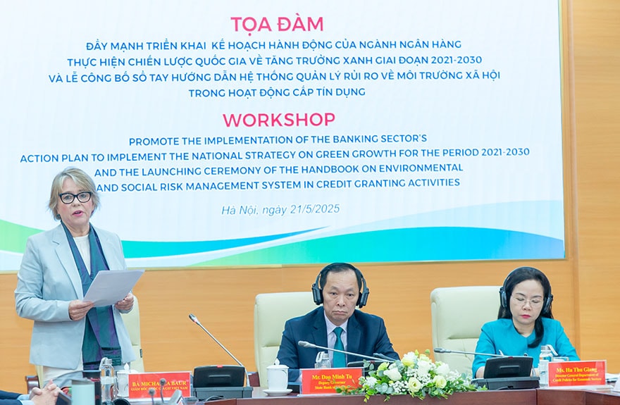 TS. Michaela Baur, Giám đốc Tổ chức Hợp tác phát triển Đức (GIZ) tại Việt Nam