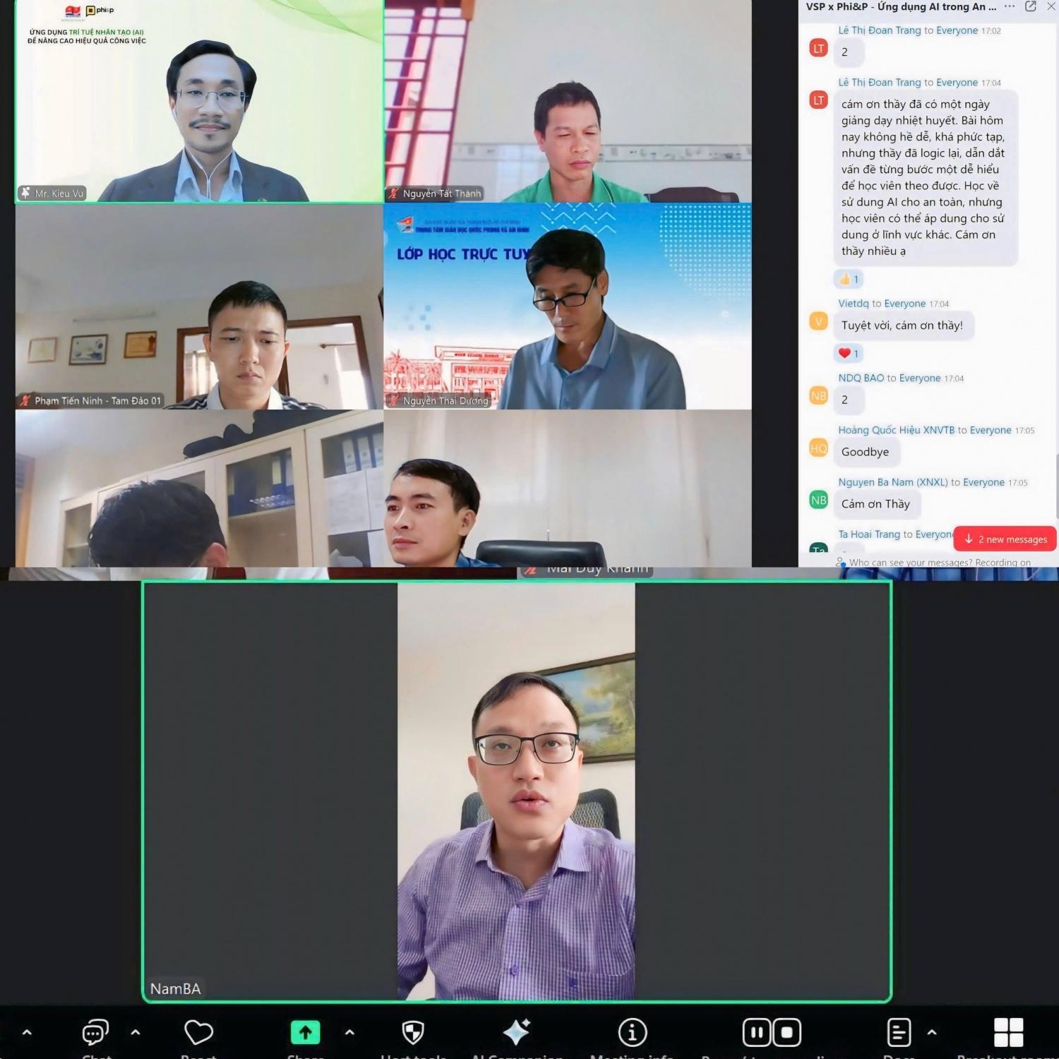 Vietsovpetro hoàn thành chuỗi chương trình đào tạo “Ứng dụng Trí tuệ nhân tạo (AI) để nâng cao hiệu quả công việc” Vietsovpetro hoàn thành chuỗi chương trình đào tạo “Ứng dụng Trí tuệ nhân tạo (AI) để nâng cao hiệu quả công việc”