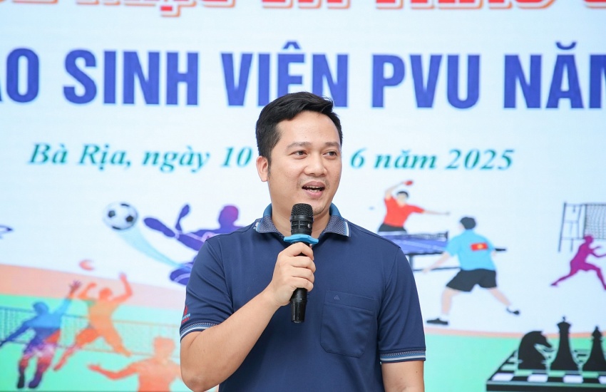 Sôi động Hội thao Sinh viên PVU 2025: Dấu ấn tuổi trẻ, gắn kết và phát triển toàn diện Sôi động Hội thao Sinh viên PVU 2025: Dấu ấn tuổi trẻ, gắn kết và phát triển toàn diện